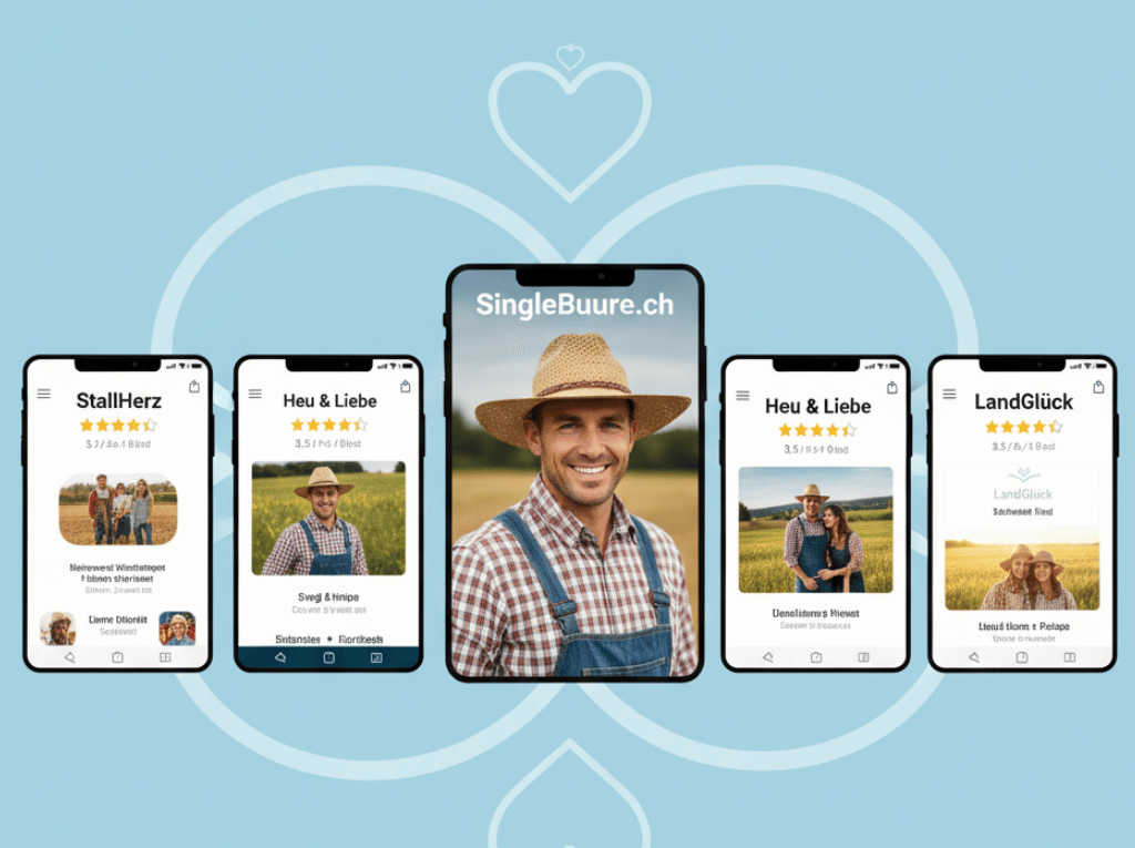 Welche ist die richtig Dating App für schweizer Landwirte, Bauern und Bäuerinnen auf Partnersuche? Unser Test 2025 gibt Dir Anworten: Welche ist die Beste?