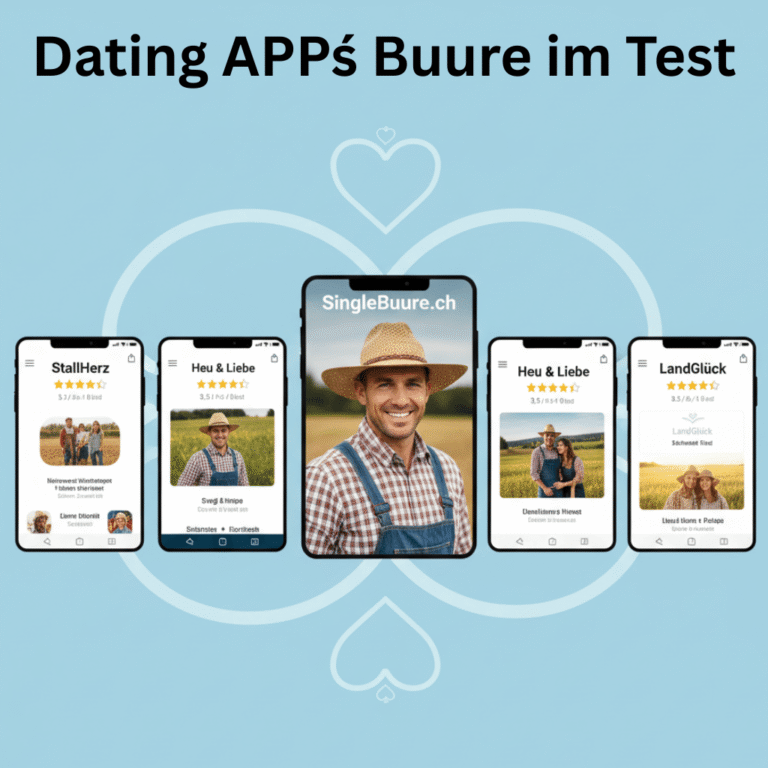 Welche ist die richtig Dating App für schweizer Landwirte, Bauern und Bäuerinnen auf Partnersuche? Unser Test 2025 gibt Dir Anworten: Welche ist die Beste?