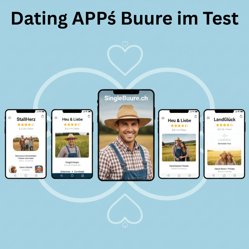 Welche ist die richtig Dating App für schweizer Landwirte, Bauern und Bäuerinnen auf Partnersuche? Unser Test 2025 gibt Dir Anworten: Welche ist die Beste?