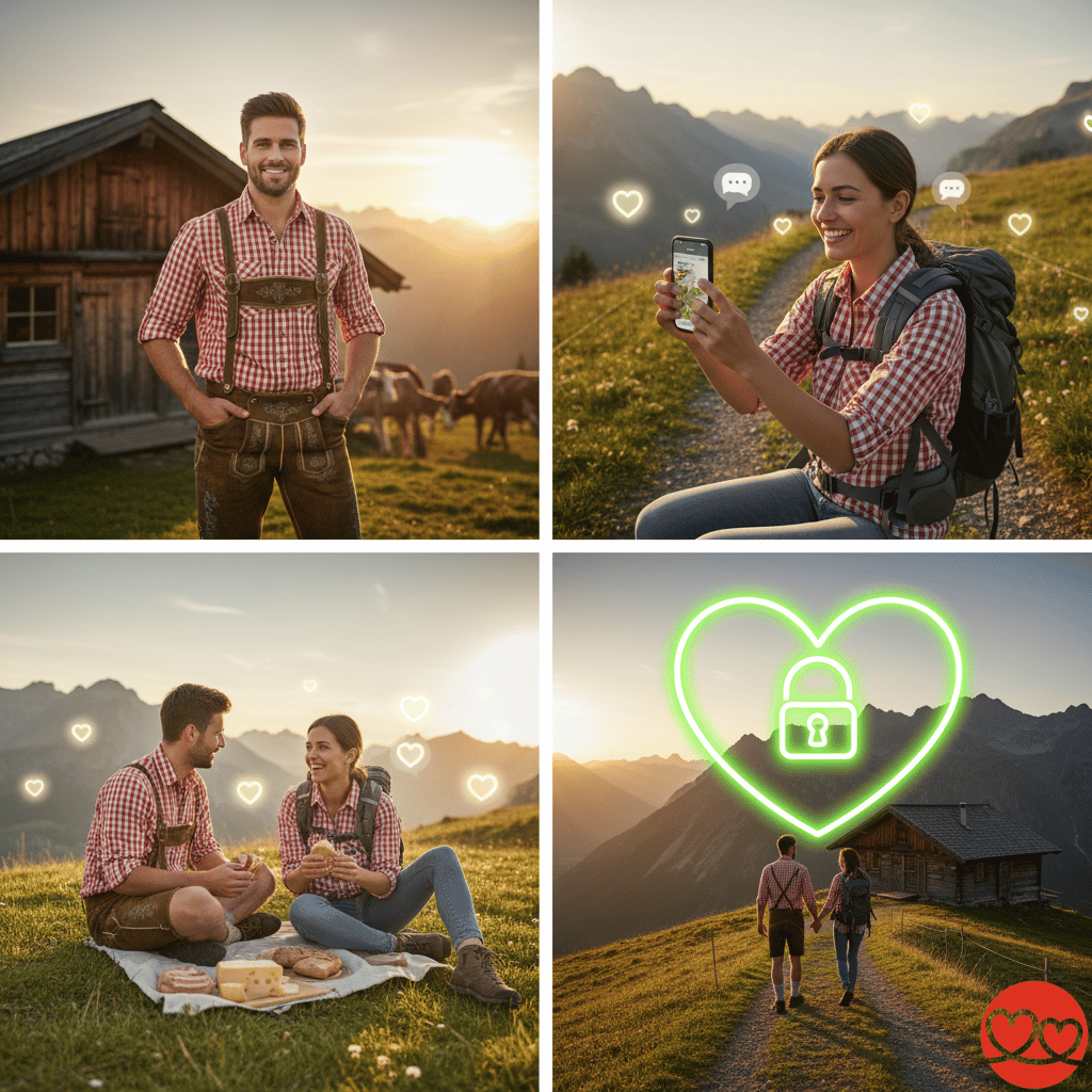 Du bist ein Bergbauer Single, suchst die Liebe auf der Alp? Erfahre die besten Tipps für die Partnersuche in den Bergen und finde heraus, was Almbauern suchen.