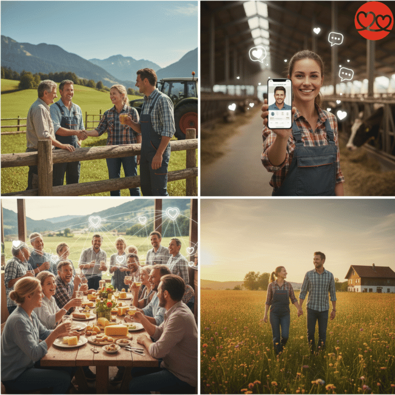 Echte Connection in der Landwirtschaft knüpfen? Erfahre die besten Strategien, um Schweizer Bauern Bekanntschaften zu schliessen und Landwirte kennenzulernen.