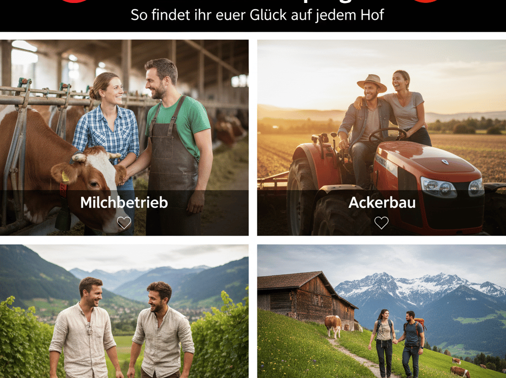 Der Hoftyp, wie der Alltag eines Milchbauern im Vergleich zum Leben auf einem Ackerbaubetrieb aussieht, ist der Schlüssel, um eine Partnerschaft aufzubauen.