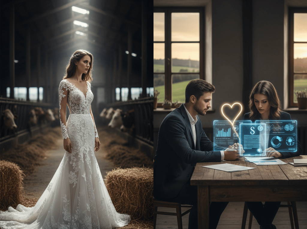 Warum ist ein Ehevertrag für Bauern wichtiger als das Hochzeitskleid? Erfahre alles zu Güterrecht, Hofübernahme und die Absicherung der Ehefrau Landwirtschaft.