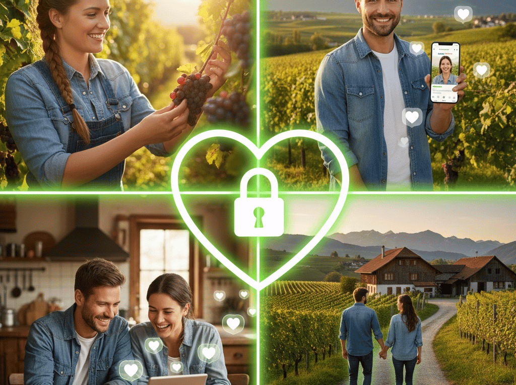Als Single Winzerin oder Winzer auf Partnersuche? Tipps für erfolgreiches Dating bei offenen Weinkellern und online. So findest du deinen Partner in der Schweiz
