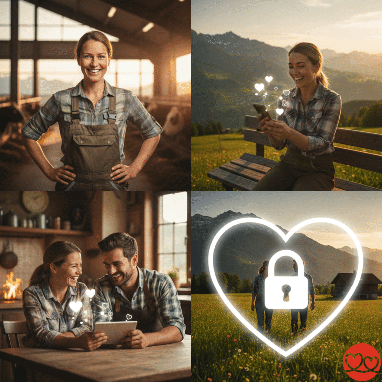 Als Single Bäuerin in der Schweiz die Liebe finden? Erfahre die besten Tipps für die Partnersuche und wie du als starke Frau den Mann an deiner Seite findest.