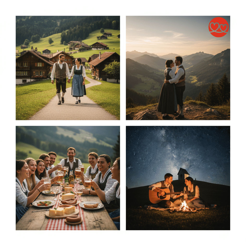 Singles, Dates und Events im Appenzell Finde die besten Date Ideen, Single Events und Tipps für die Partnersuche im Appenzell. Entdecke romantische Orte von Säntis bis Seealpsee.