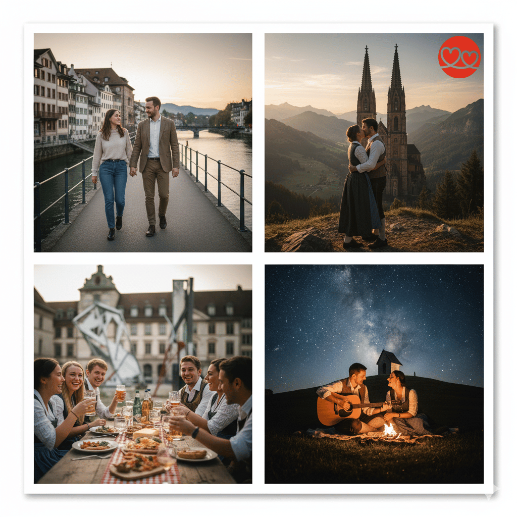 Singles, Dates und Events in Basel Finde die besten Date Ideen, Single Events und Tipps für die Partnersuche in Basel. Entdecke romantische Orte am Rhein und in der Altstadt für dein Date.