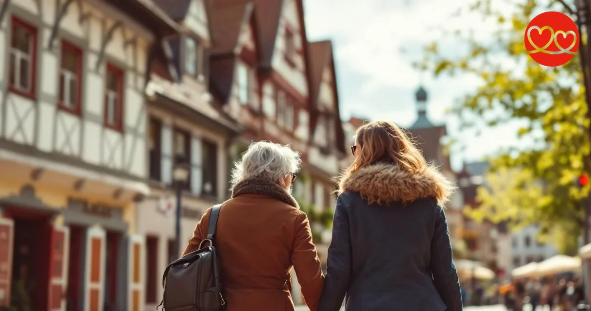 Singles und Dates in Aarau – Paar in der Altstadt