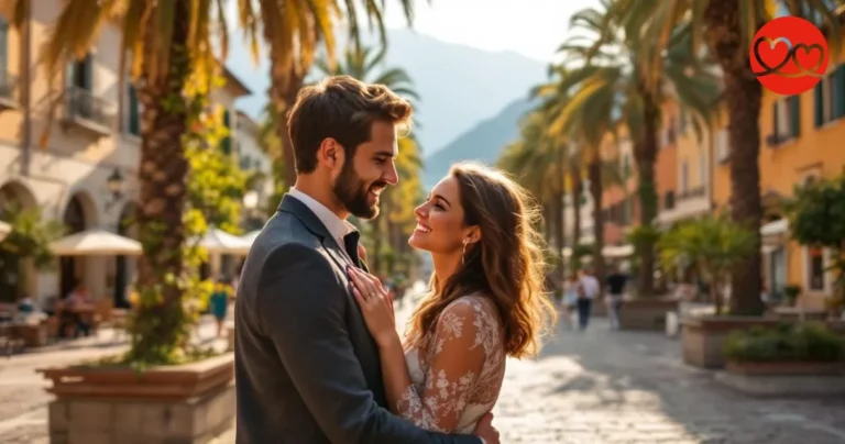 Singles und Dates in Lugano – Paar in der Altstadt