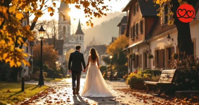 Singles und Dates in St. Gallen – Paar spaziert durch den Stiftsbezirk