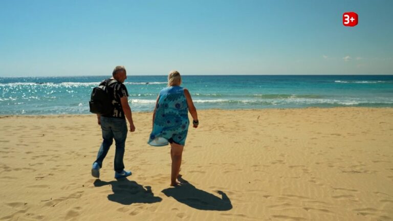 Guido und Karina aus Bauer ledig sucht 2026 am Strand – romantische Kussvorlage in Folge 6